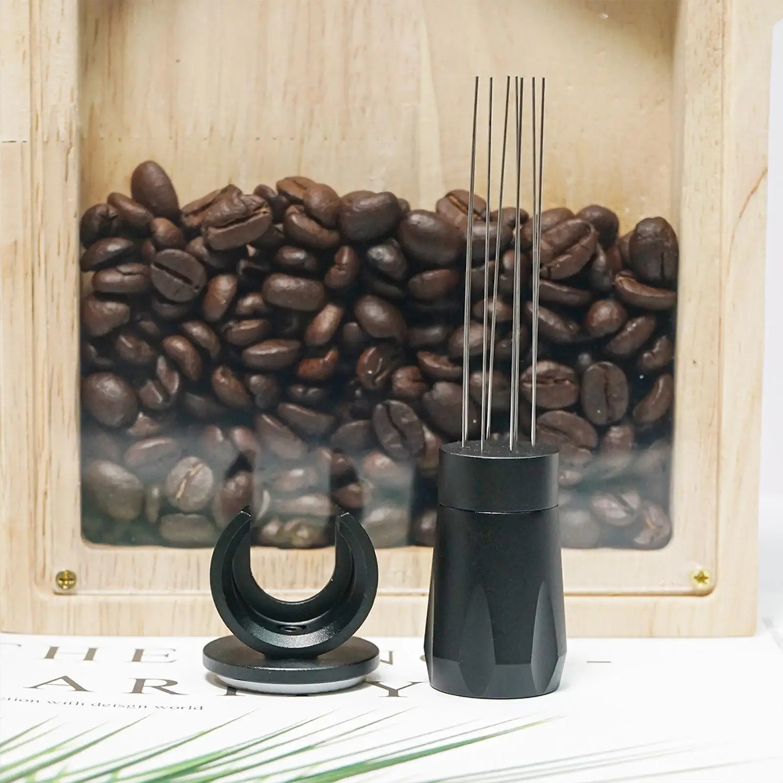 Coffee Tamper Distributor Leveler Stirring Tool Stainless Steel Espresso Accessory for Coffee Machine Barista Home