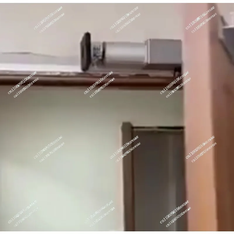 Remote Control 90° Curved Arm Electric Door Closer, Waterproof Motor For Iron/Fire/Security/Courtyard Side-Mounted Door Opener