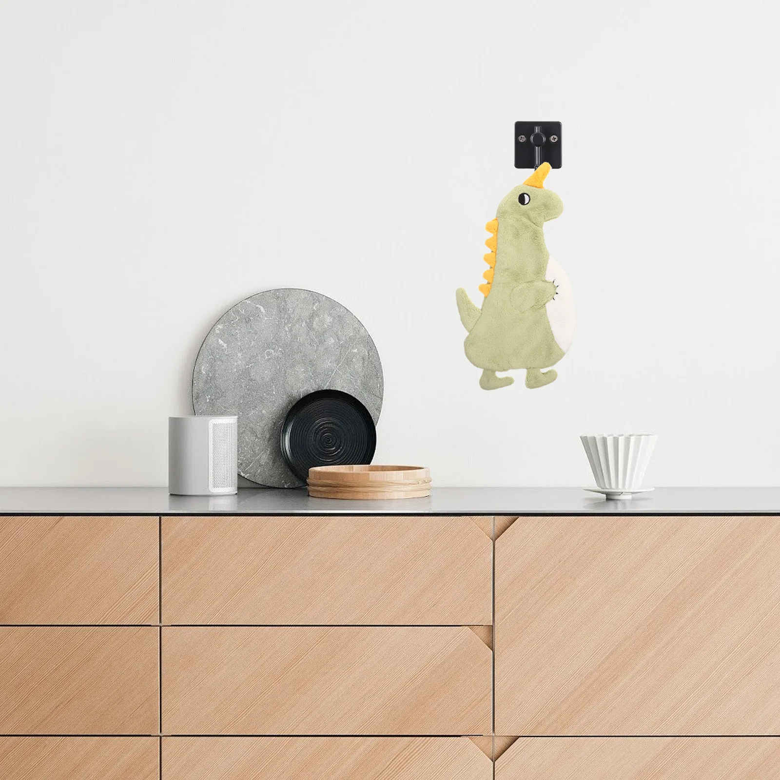 Decorative Cartoon Hand Towel Adorable Animal Shape Soft Fabric Quick Drying Practical for Kitchen Bathroom Home Decor