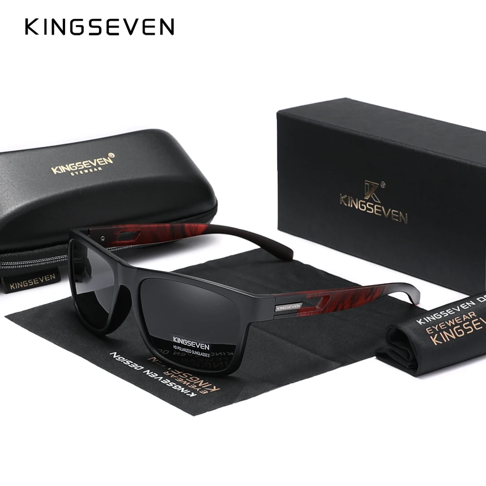 

KINGSEVEN New 2024 Brand Design Men's Glasses Polarized Sunglasses Women UV Lens Fashion Eyewear Oculos de sol