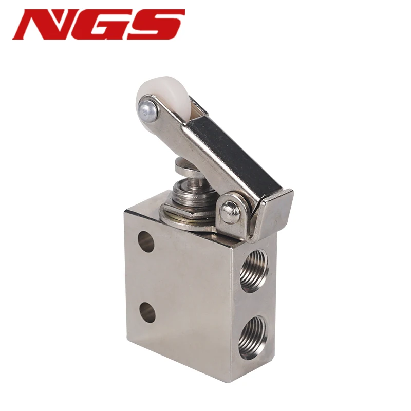 TAC2-31P-34C Exhaust valve 2 Position 3 Way Roller Lever Mechanical Valve Pneumatic valve switch 1/8