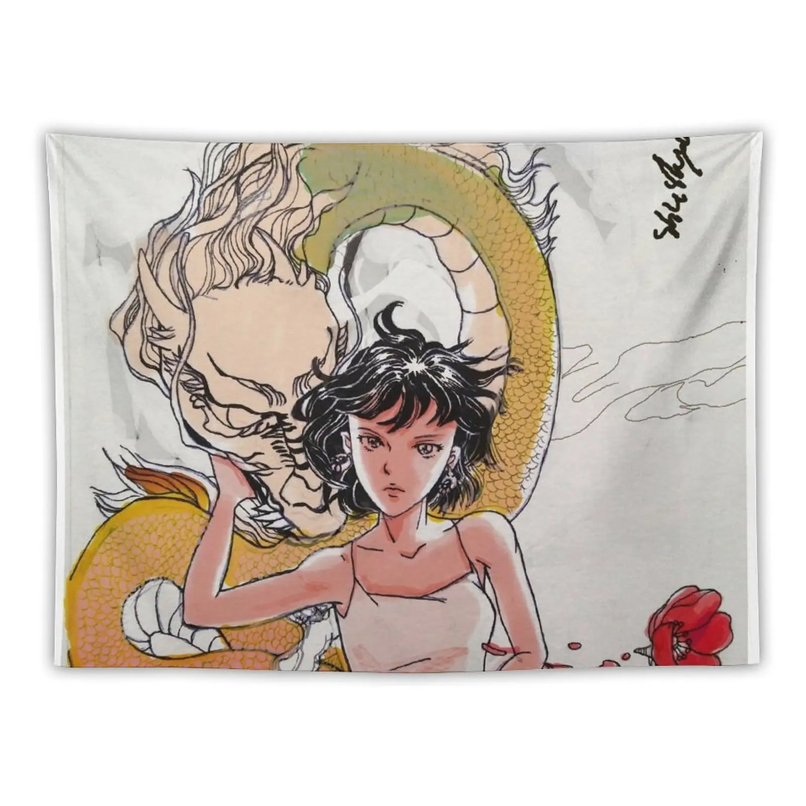 

The Dragon Girl Tapestry Things To The Room Bedrooms Decor Room Aesthetic Tapestry