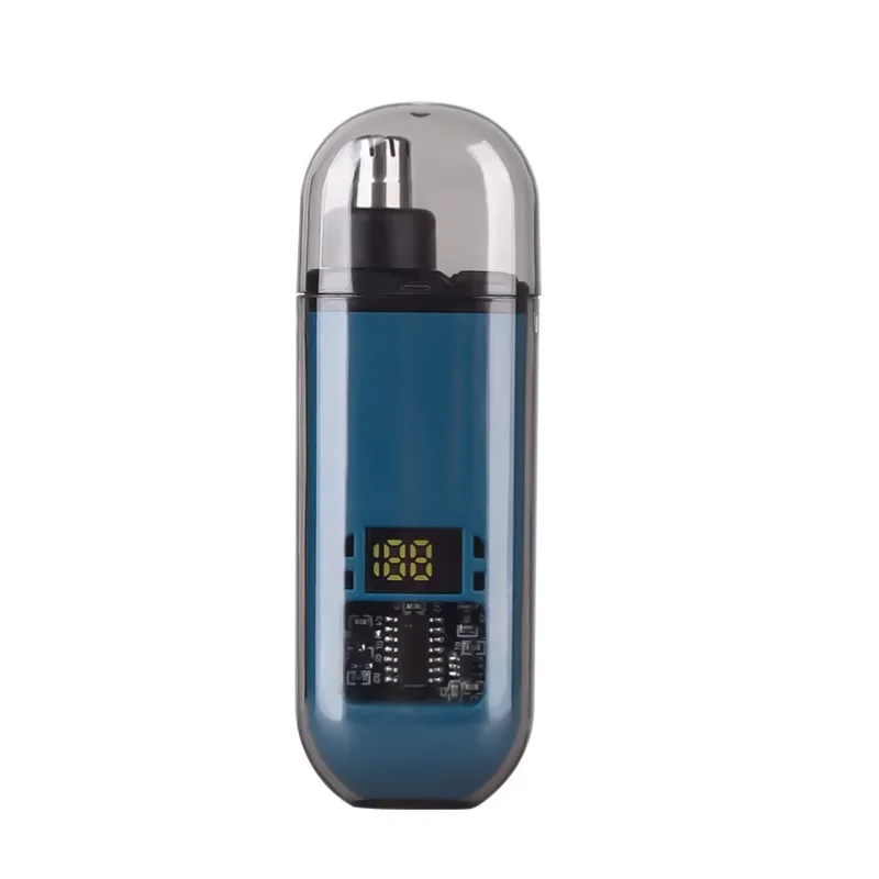 USB-Aufladbarer Nasen- und Ohrenhaarschneider für Männer, Mini Kompakter Tragbarer Elektrischer Nasenhaarschneider, Schnellaufladbar, Waschbarer Trimmer H – Detail 7
