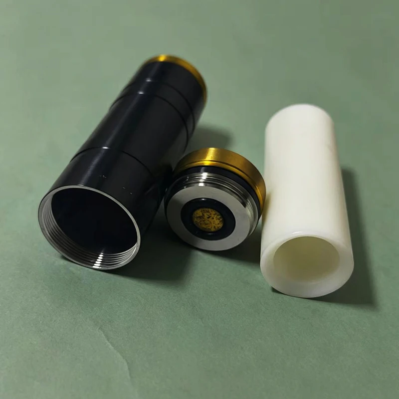 Masterpiece THE kingpin mech mod, herhangi bir 26650 18650 pil için uygundur 30mm Cam Tüp Geniş bakır negatif pin Dekoratif aksesuarlar