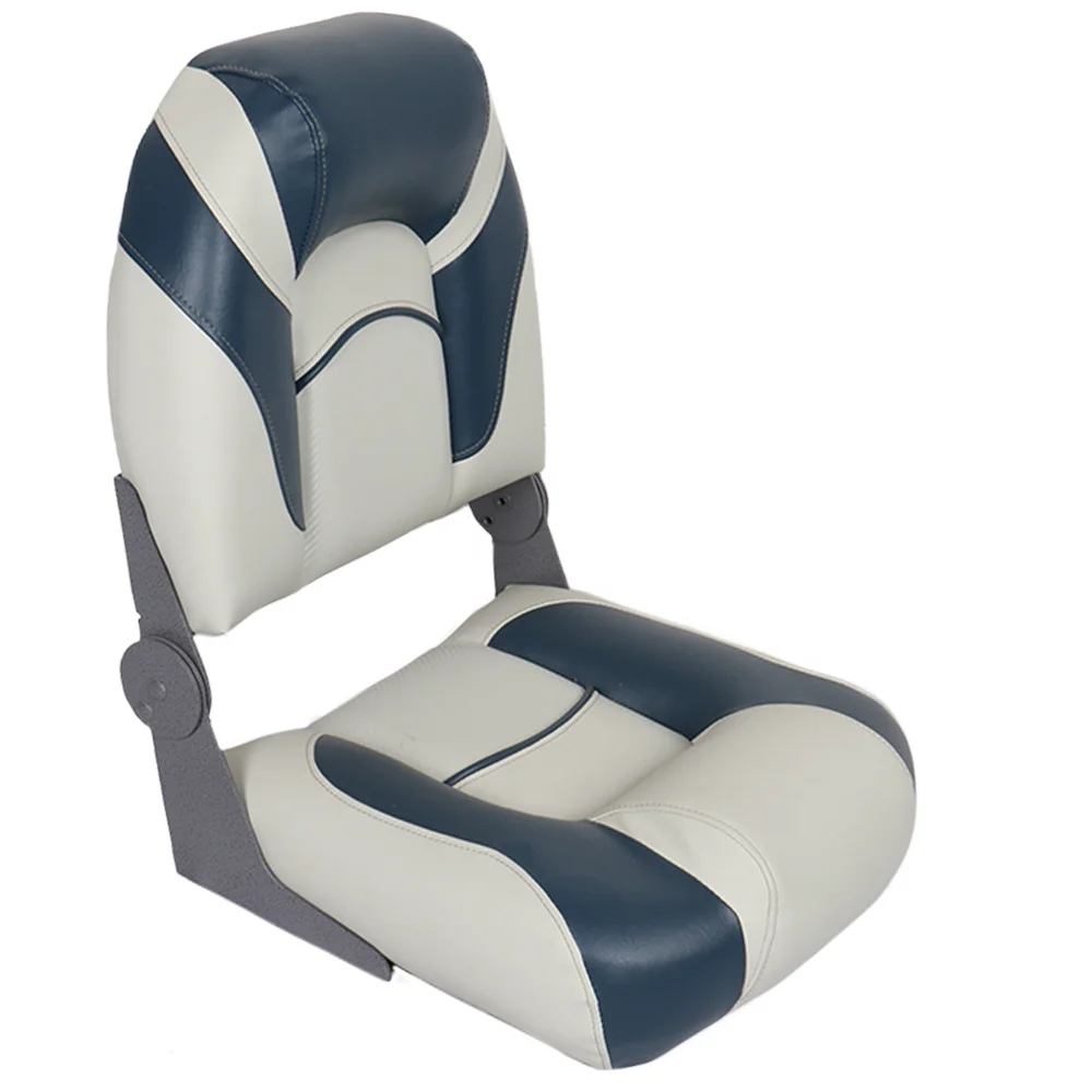 Foldable Marine Seats Comfortable and Waterproof Boat Seat Durable High Back Seat for Fishing Boat Canoe Boat Accessories Marine