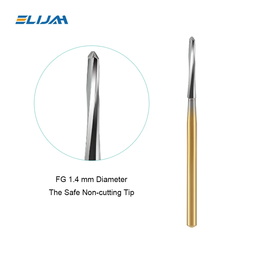 5Pcs/box Dental Endo Z Burs 21/25/28mm Tungsten Carbide Burs Endodontic Polishing Drills For High Speed Handpiece Dentist Tool