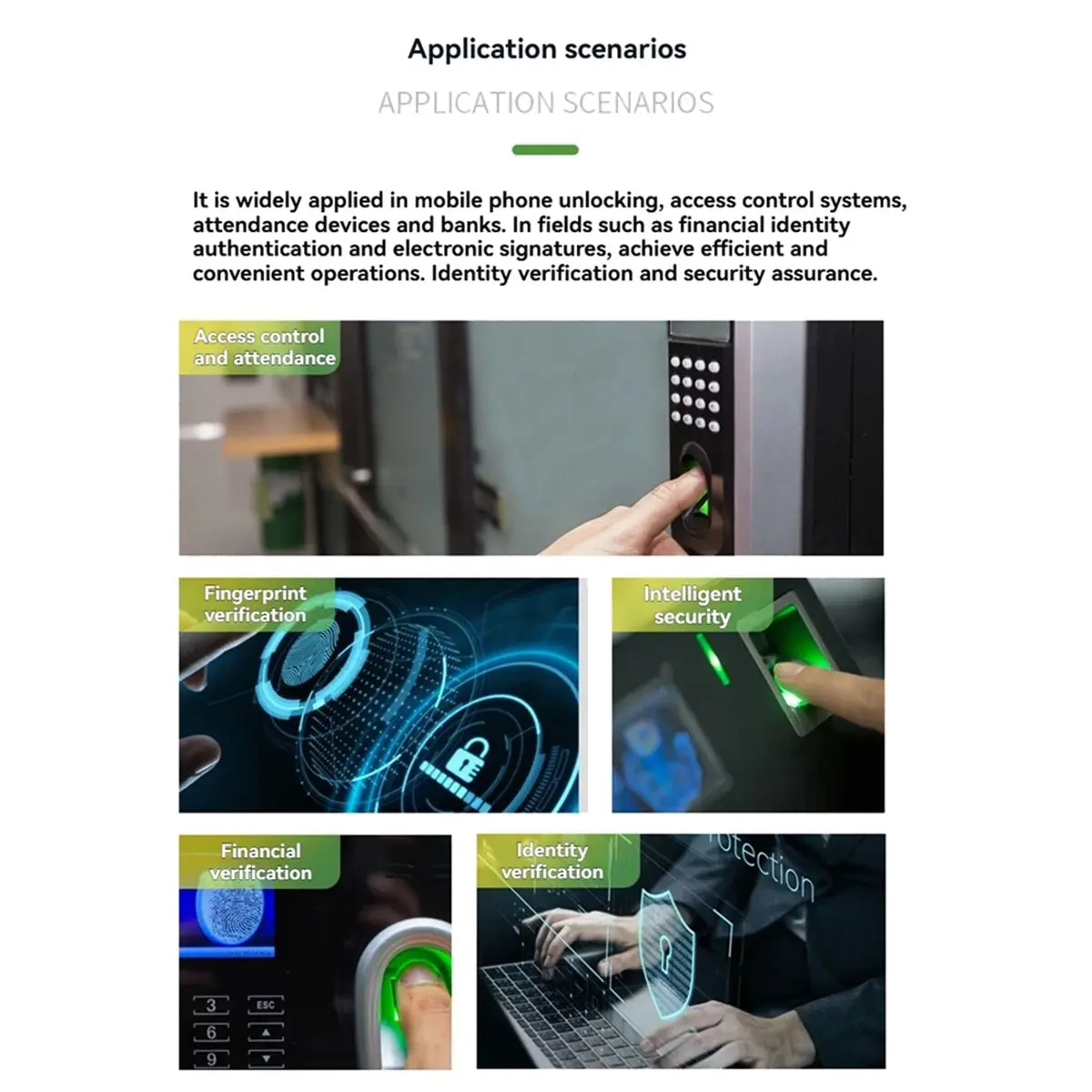 ZW0504 Fingerprint Recognition Module Low-Cost Capacitive Touch Fingerprint Sensor for Door Access Lock