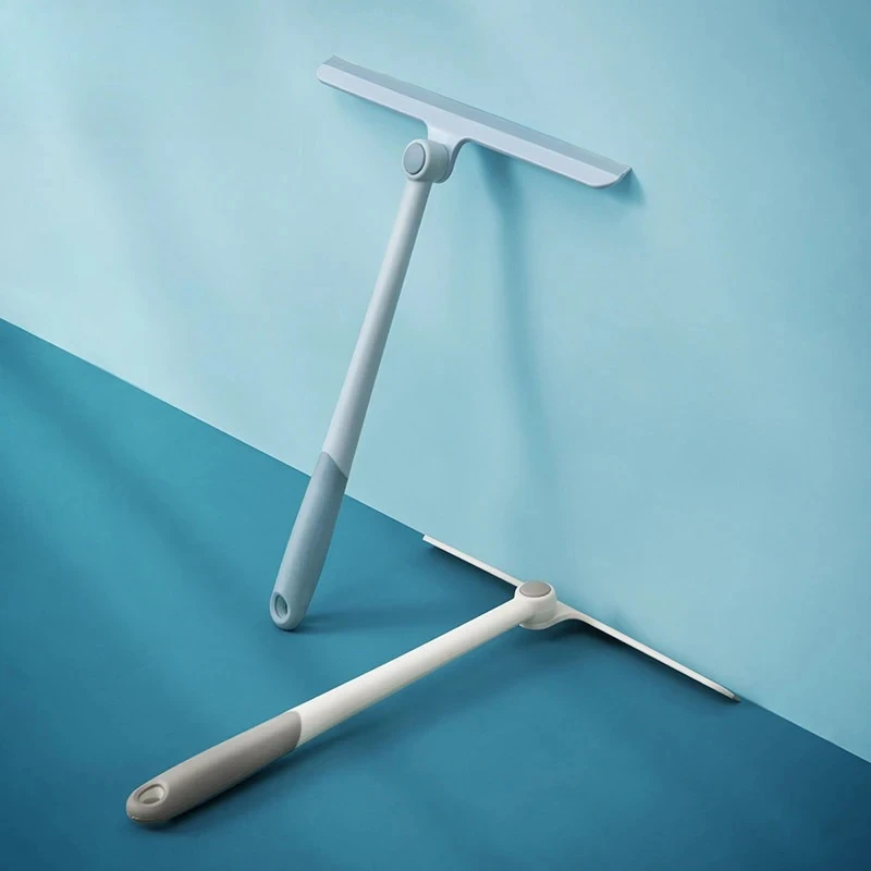 

Youpin Window Cleaning Brush Silicone 360° Rotated T-shaped Degree Floor Kitchen Bathroom Household Glass Cleaning Tool