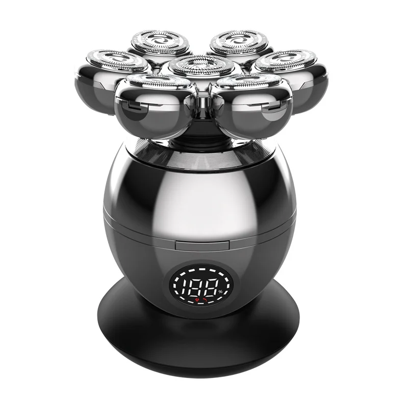 Rasoio elettrico per uomo 5 in 1 rasoi multifunzione per uomo Cordless calvo rasoio Kit per toelettatura tagliacapelli per uomo USB