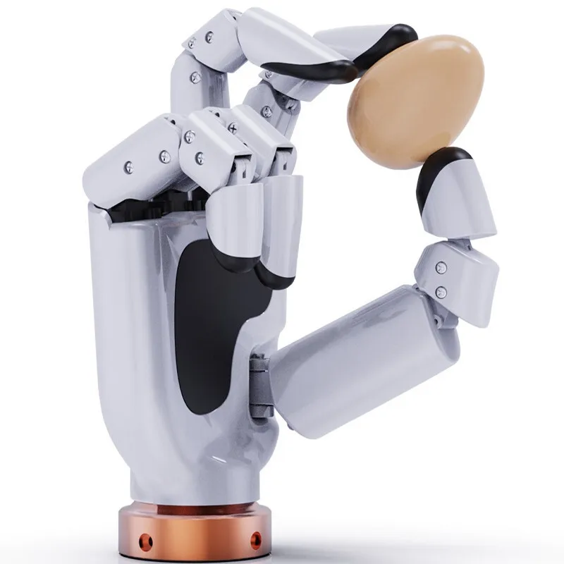 Программируемая роботизированная рука-манипулятор с 6 степенями свободы, грузоподъемностью 5 кг, металлическая, пятипалая, антропоморфная, для исследований