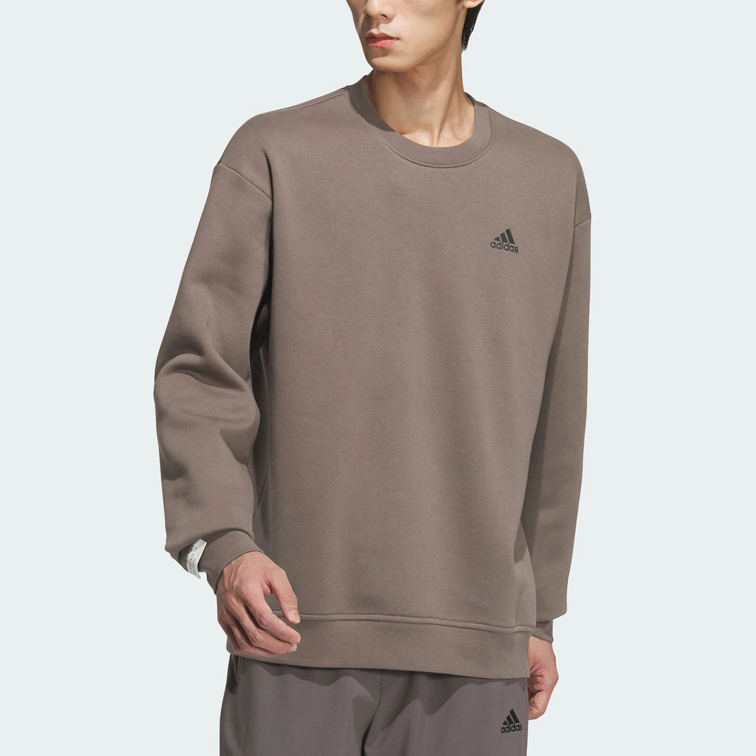 

Оригинальная новая мужская и женская флисовая спортивная толстовка Adidas с круглым вырезом JM9094