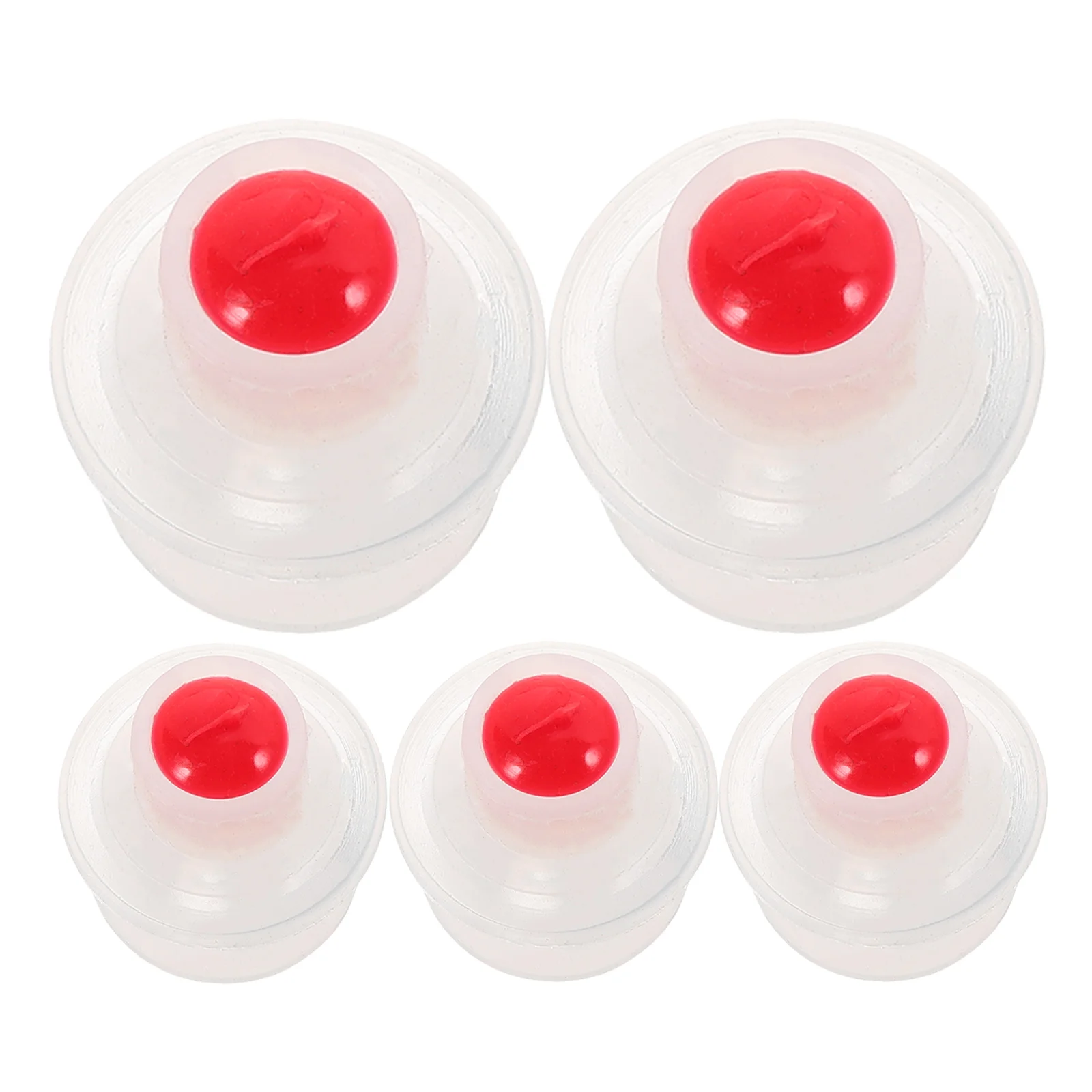 

5 Pcs Pressure Cooker Supplies Relief Replacement Valves Cover Core Silica Gel Micro Jigger Exhaust