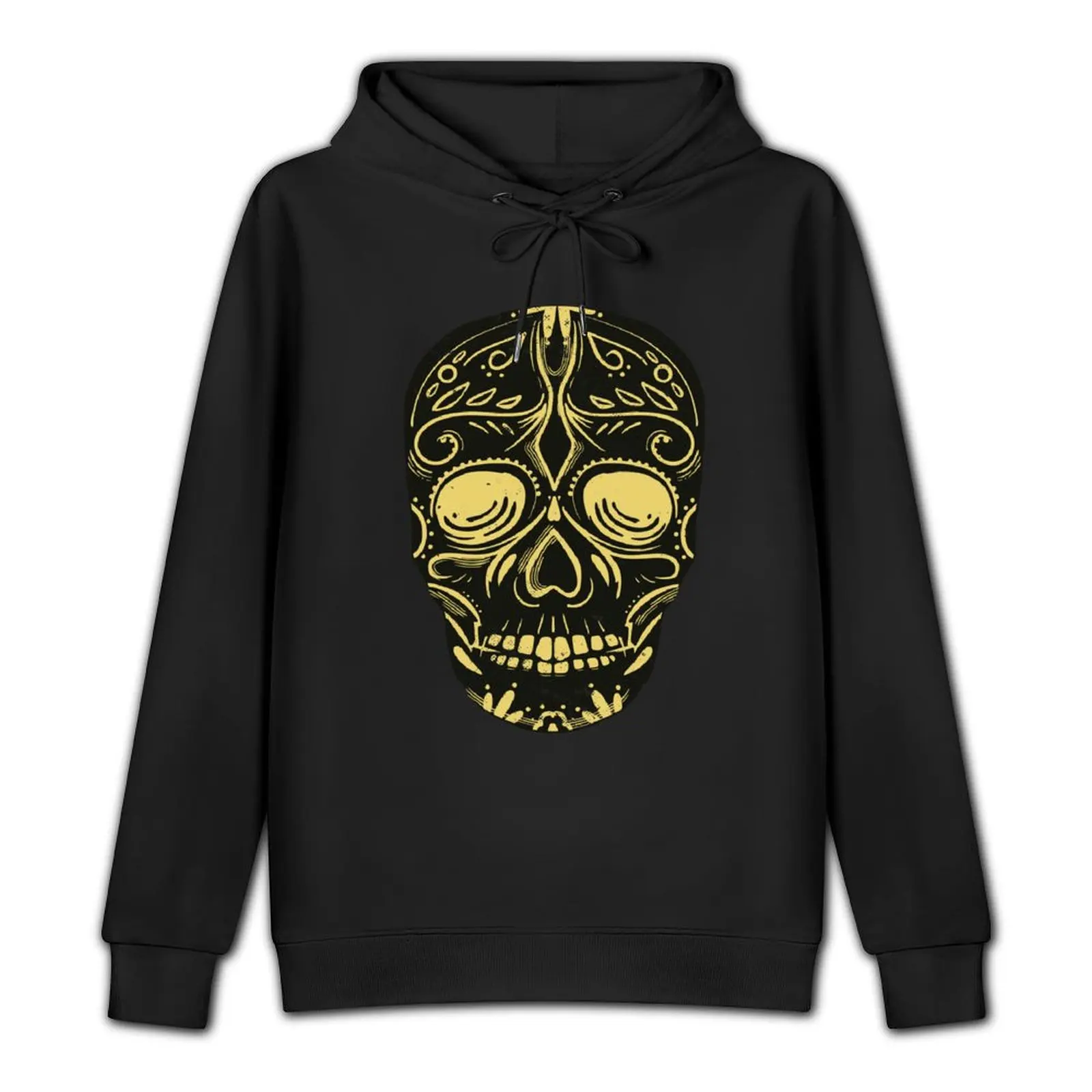 Black Sugar Skull Pullover Hoodie men's clothes men's winter sweater men wear men's sweat-shirt tracksuit