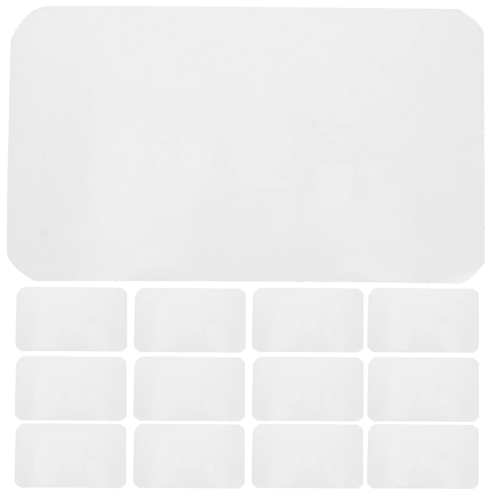 

50pcs Heat Transfer Stickers Blank Sublimation Decals Adhesive DIY Circle 50x101mm Creative Gift Printing Projects