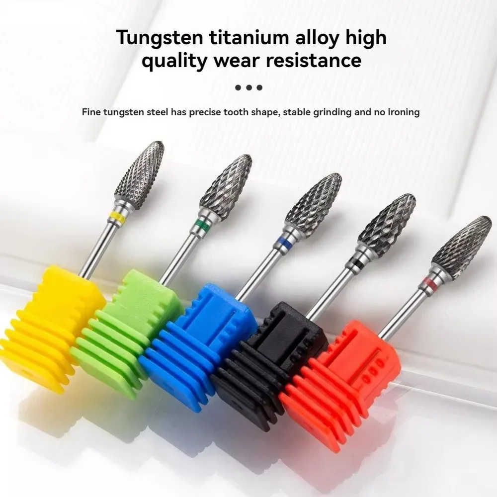 Polimento remoção manicure cabeça de moagem de aço pele morta cabeça de milho cabeça de moagem de unhas acessórios da máquina de moagem