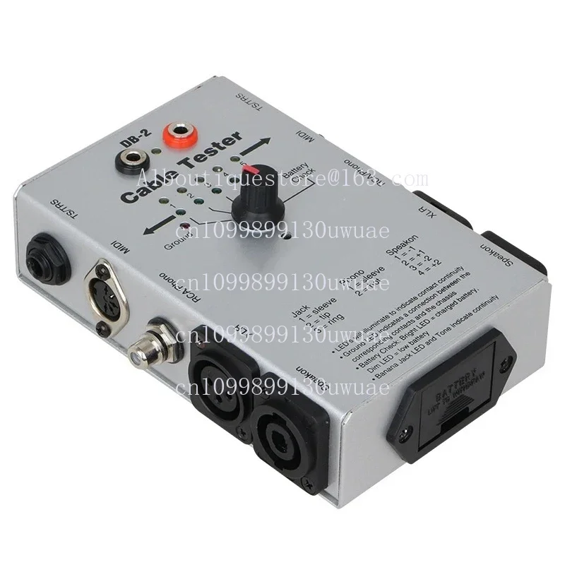

DB-2 Line Tester Audio Cable Signal Test Instrument Audio Engineering Line Tester Multi-Function Line Tester