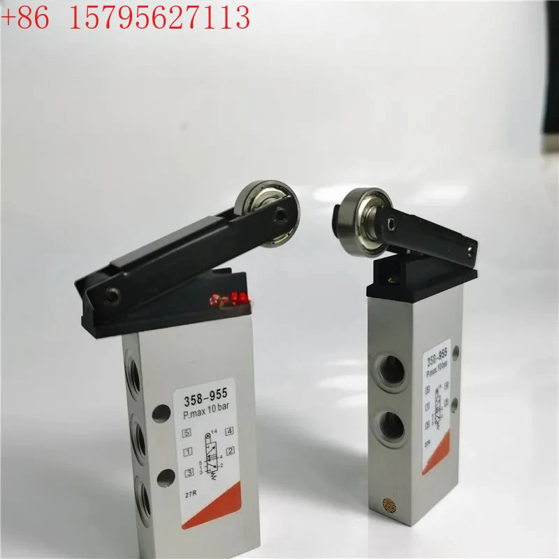 

Manual mechanical switch directional valve 358-955 two position five way roller lever type