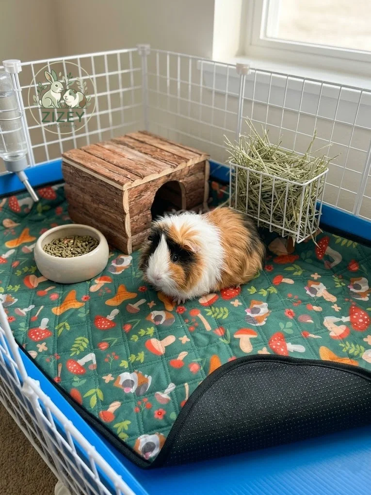 Mata do legowiska dla chomika, zmywalna podkładka pod psie siusy dla królika, antypoślizgowa wkładka do klatki dla króliczka, zapobiega chorobie Bumblefoot u świnki morskiej, jeża, szynszyli. — 2
