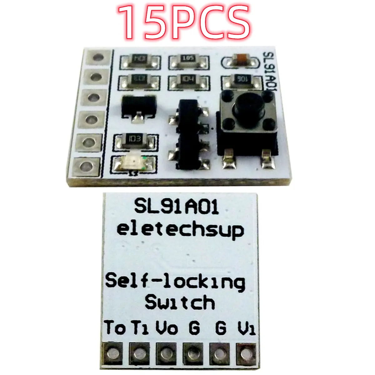 SL91A01 DC 5V 12V 2A Bistable self-locking switch Module LED Relay touch electronic board