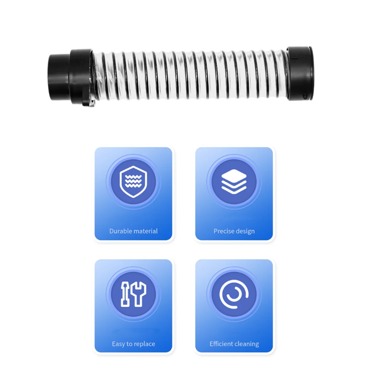 Vacuum Hose for Bissell 2225Z /1713Z Floor Scrubber Brush Head Spare Parts Threaded Pipe Fittings for Sewage Pipes_A66K