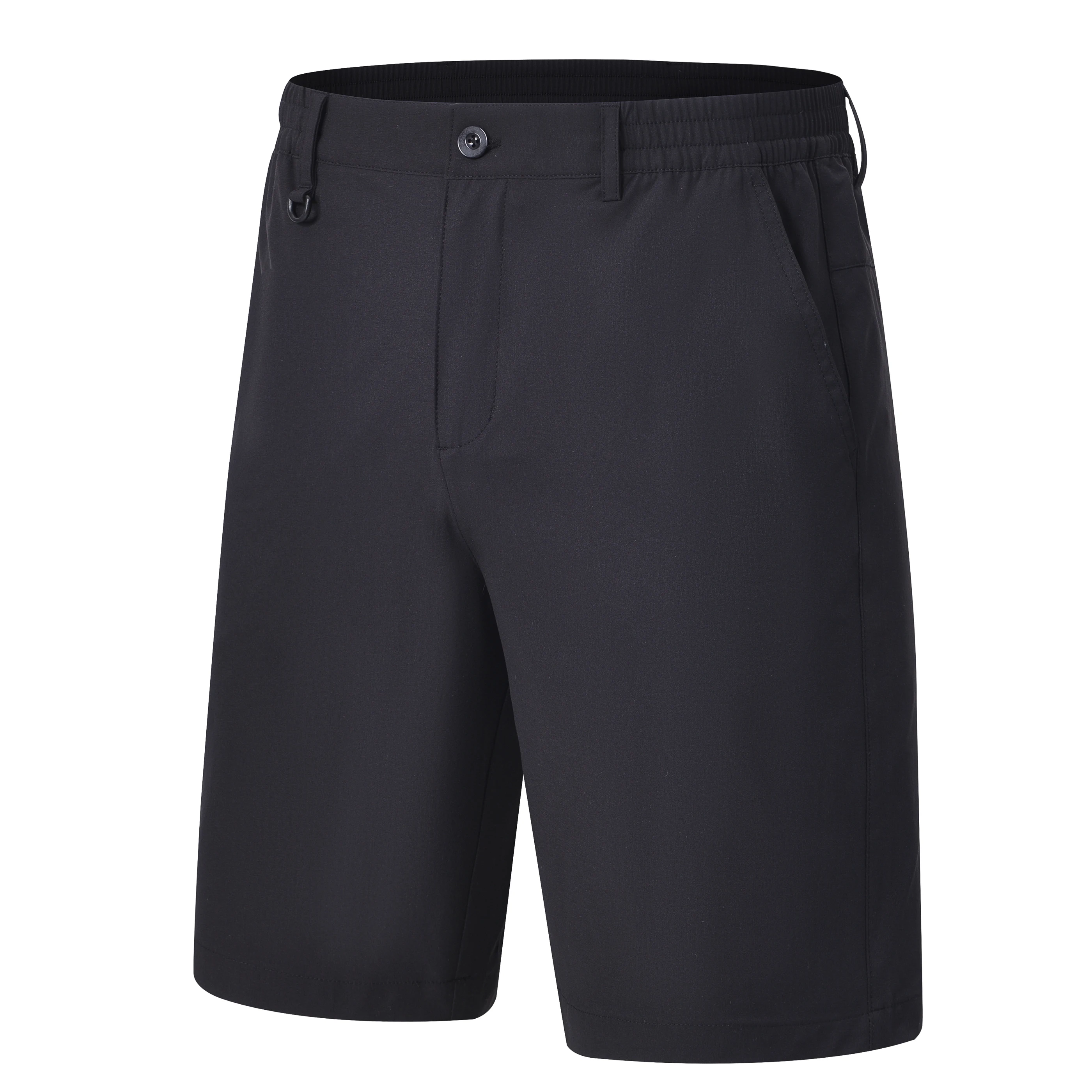 Sommer Herren Freizeitshorts Business- & Golf-Hosen, Atmungsaktive Relaxed-Fit-Shorts mit Schnellverschluss-Taschen – Detail 27