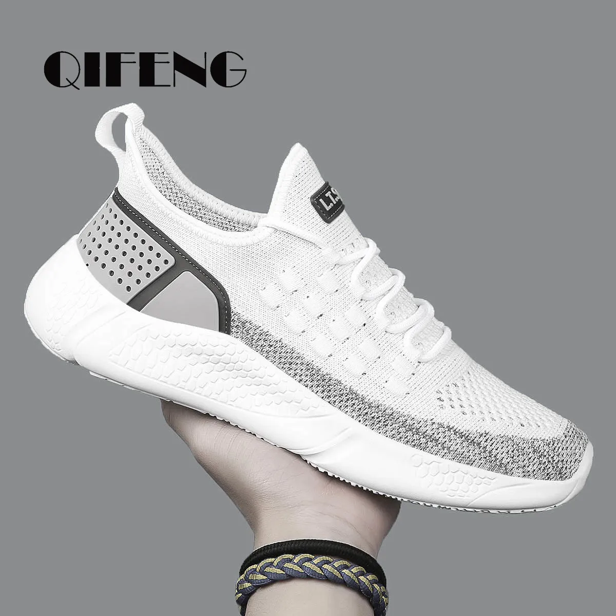 2025 Casual Shoes Men Summer Air Mesh Sneakers Non-slip Fashion Black Sport Footwear Flat Light Gym Shoes Boy White Tenis Autumn