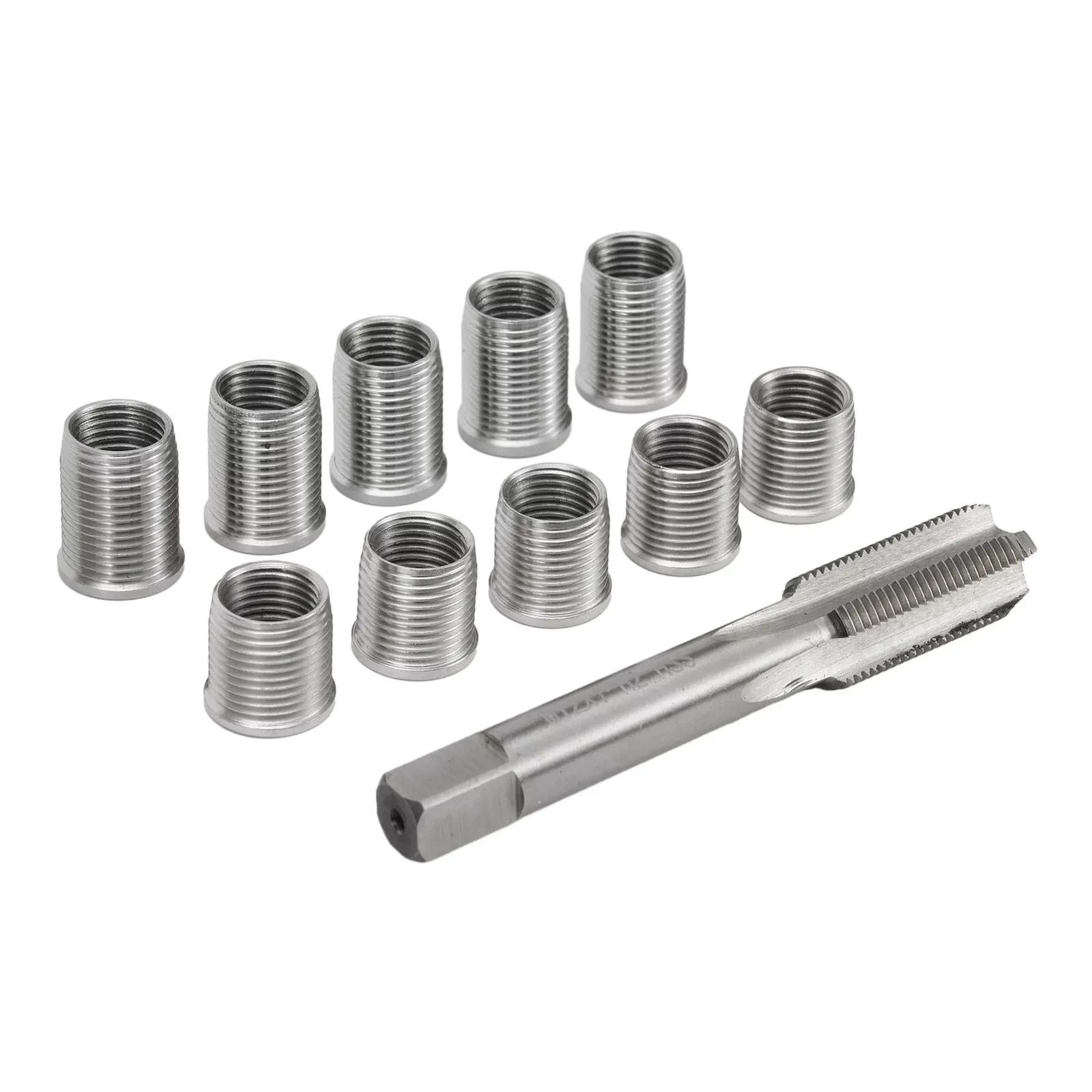 

1 Set Universal Spark Plug Thread Repair Tools With M10x1.0 / M14x1.25 Thread Inserts With Tap For Engines/Generators