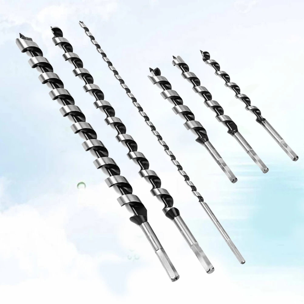 

6pcs Hole Opener Wood Drilling Auger Bit Set Carpentry Tools Perfect for Through Holes Self Drilling Labor Saving