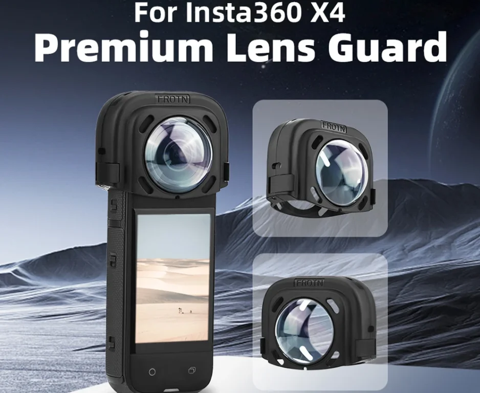 

Lens Guard for Insta360 X4 Camera Anti-Scratch Tempered Glass Lens Cap Protector Quick Release Accessories Protective Guard