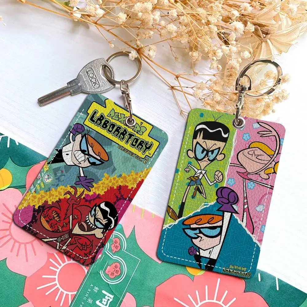 

Cartoon D-Dexters L-Laboratory 1pc INS Creative Cartoon Student Campus Card Holder For Meal Card, Bus Card, Work Card, Etc