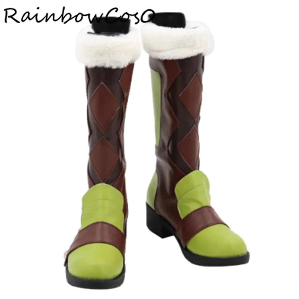 

Обувь для косплея Link, ботинки для игр, аниме, Хэллоуина, Рождества, RainbowCos0 W5590
