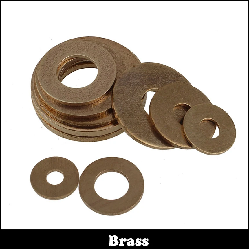 M5 M5x10x0.8 M5*10*0.8 M5x12x0.8 M5*12*0.8 Machine Spacer DIN125 Plain Ring Gasket Flat Brass Washer