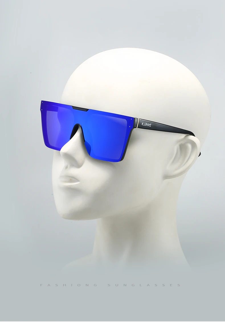 KAROS Mode Sonnenbrillen Strand Sonnenbrille Bunte UV400 Männer Frauen Outdoor Großen Rahmen Übergroßen Sportbrille YZ2017WB – Detail 3