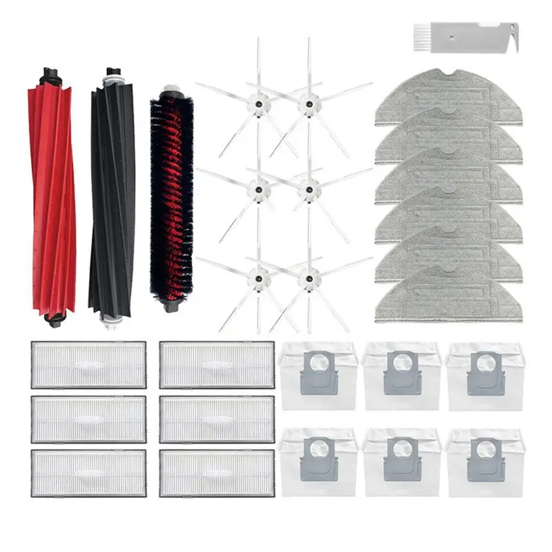 

ABUH-For Roborock S8 PLUS S8+ S8 Pro Ultra G20 Vacuum Cleaner Spare Parts Main Side Brush Mop Hepa Filter Cleaning Rolling Brush