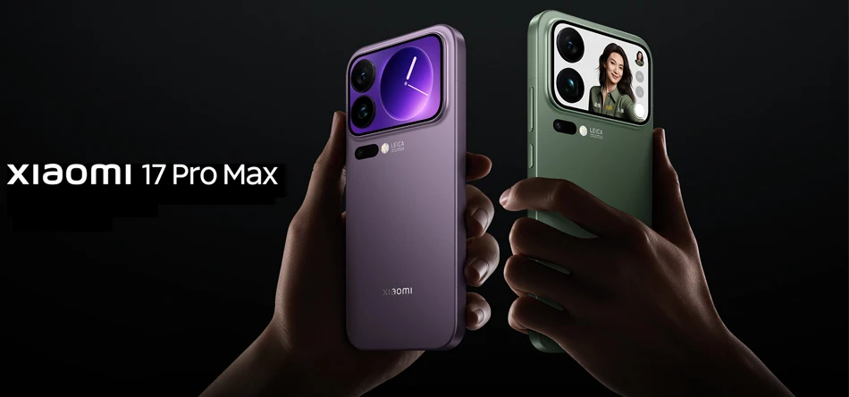 CN Global ROM Xiaomi 17 Pro Max 256GB/512GB Snapdragon 8 Elite Gen 5 50MP+50MP Camera 6.9 inch AMOLED Screen 7500mAh Battery