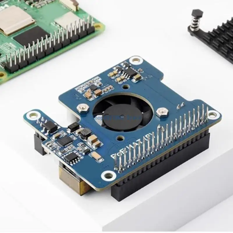 

T3LB POE Supports 802.3af/at Networks Standard Power Over Ethernets HAT for RPI 5