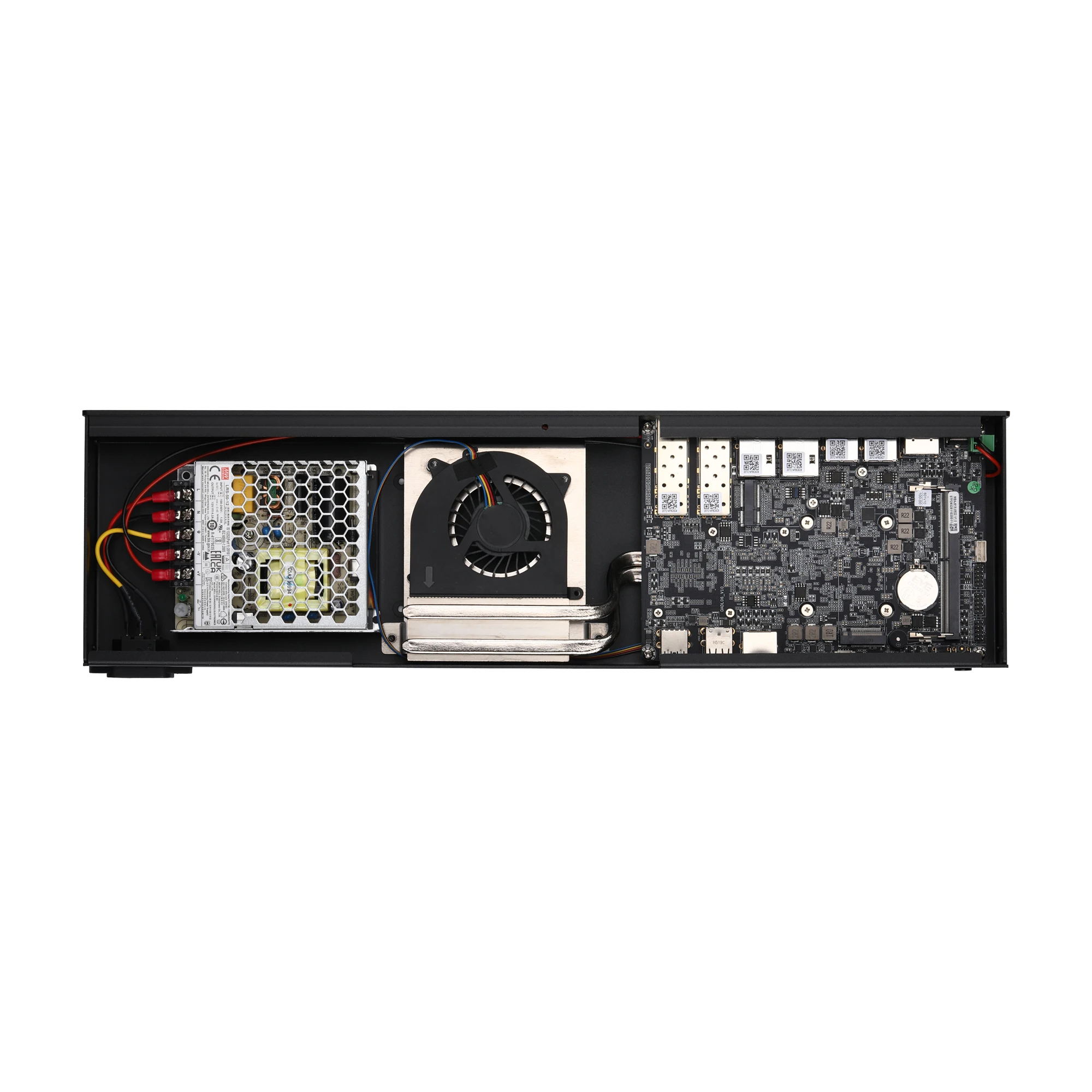 미니 PC Q10900S6 1U 랙형 코어 I3 N355 N305 N100 N150 CPU, 2×인텔 X540 10 기가비트 LAN, 2×인텔 JL82599ES 10 기가비트 SFP+ 썸네일 6