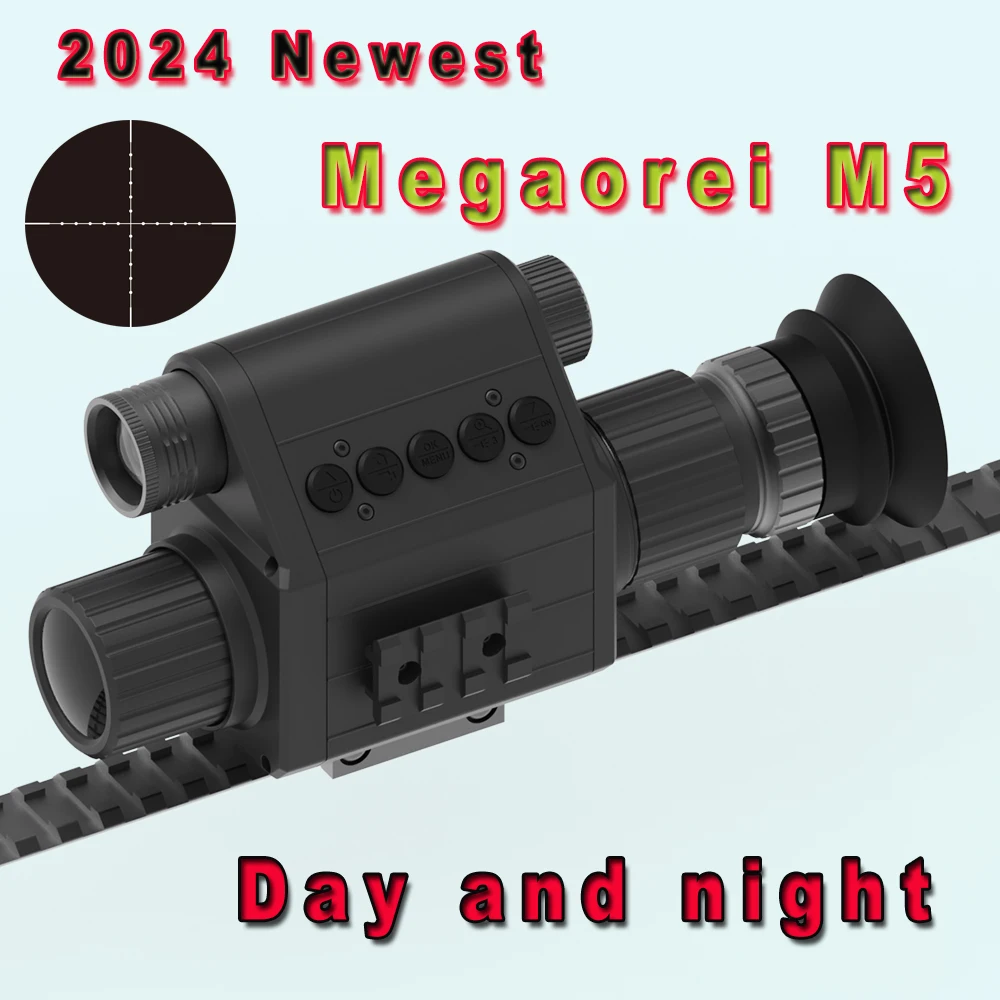 NEW Megaorei M5  Hunting Night Vision Scope 1080P  Wildlife Tactical Telescope Monocular with Built-in IR