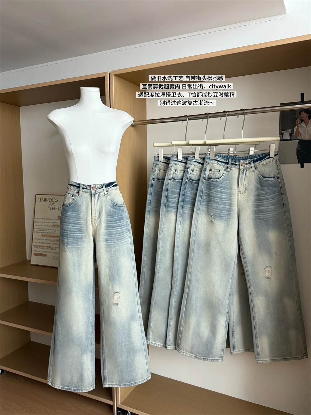 

2025 Autumn Winter Women's Denim Pants Y2K Streetwear Baggy Jeans Tie Dye Japanese Wide Fit Cowboy Designer Boyfriend Grunge