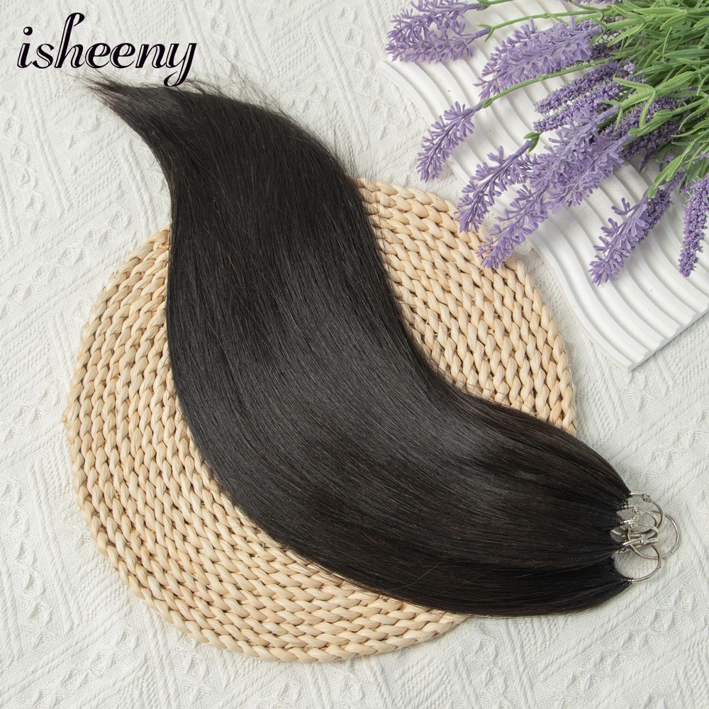 Isheeny Feather Line Human Hair Extensions 16