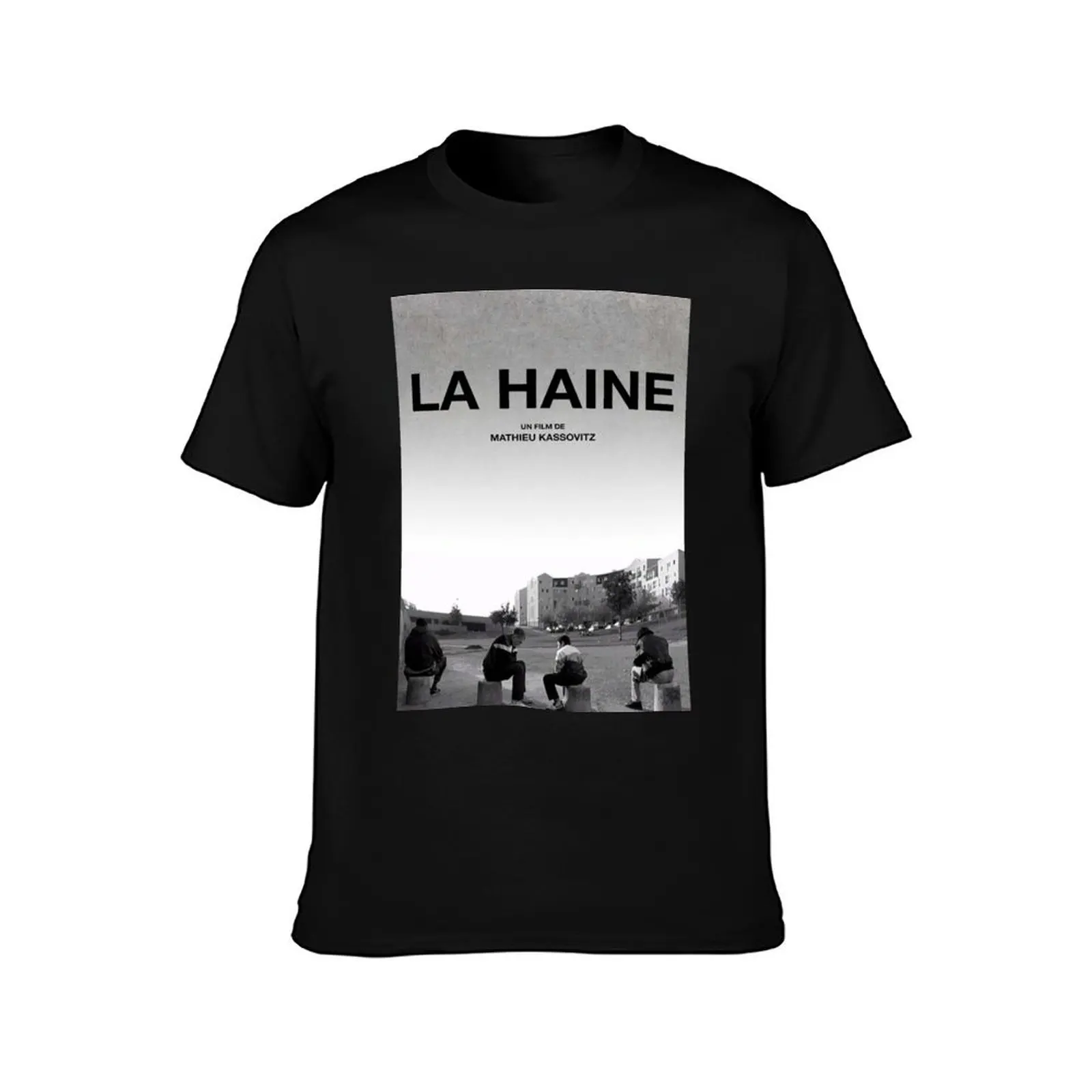 LaHaine - Classic French Film T-Shirt Functional Casual Short Sleeve Tee T-Shirt