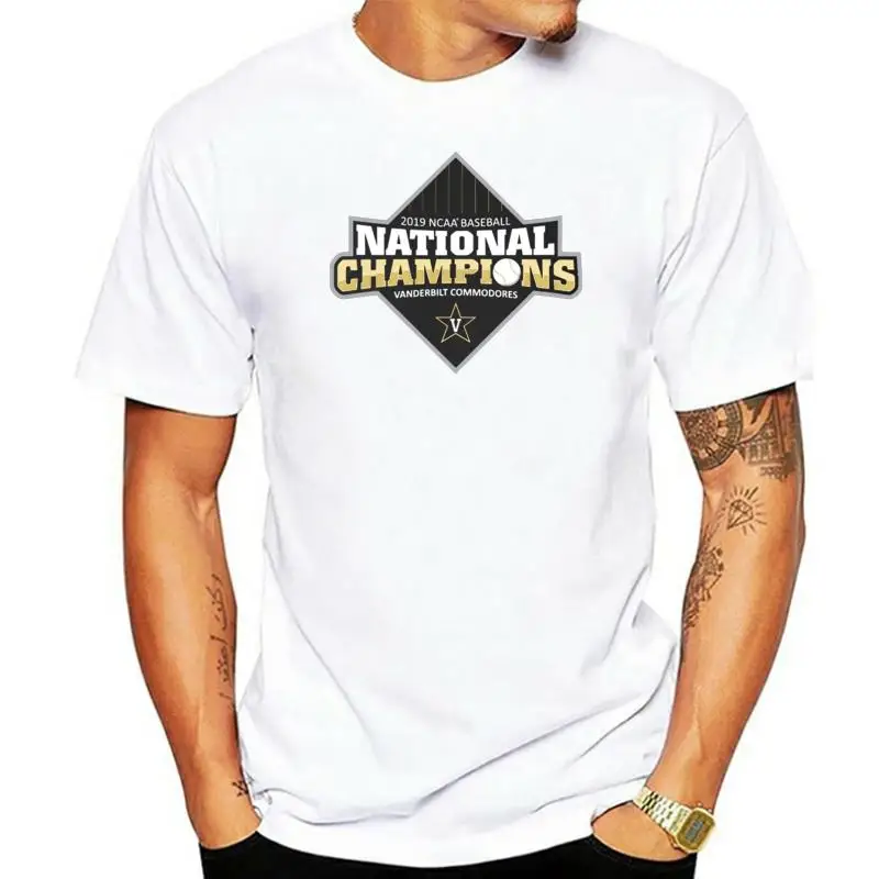 New Vanderbilt Baseball Championship 2022 Shirt White Grey T-Shirt Mens-Women