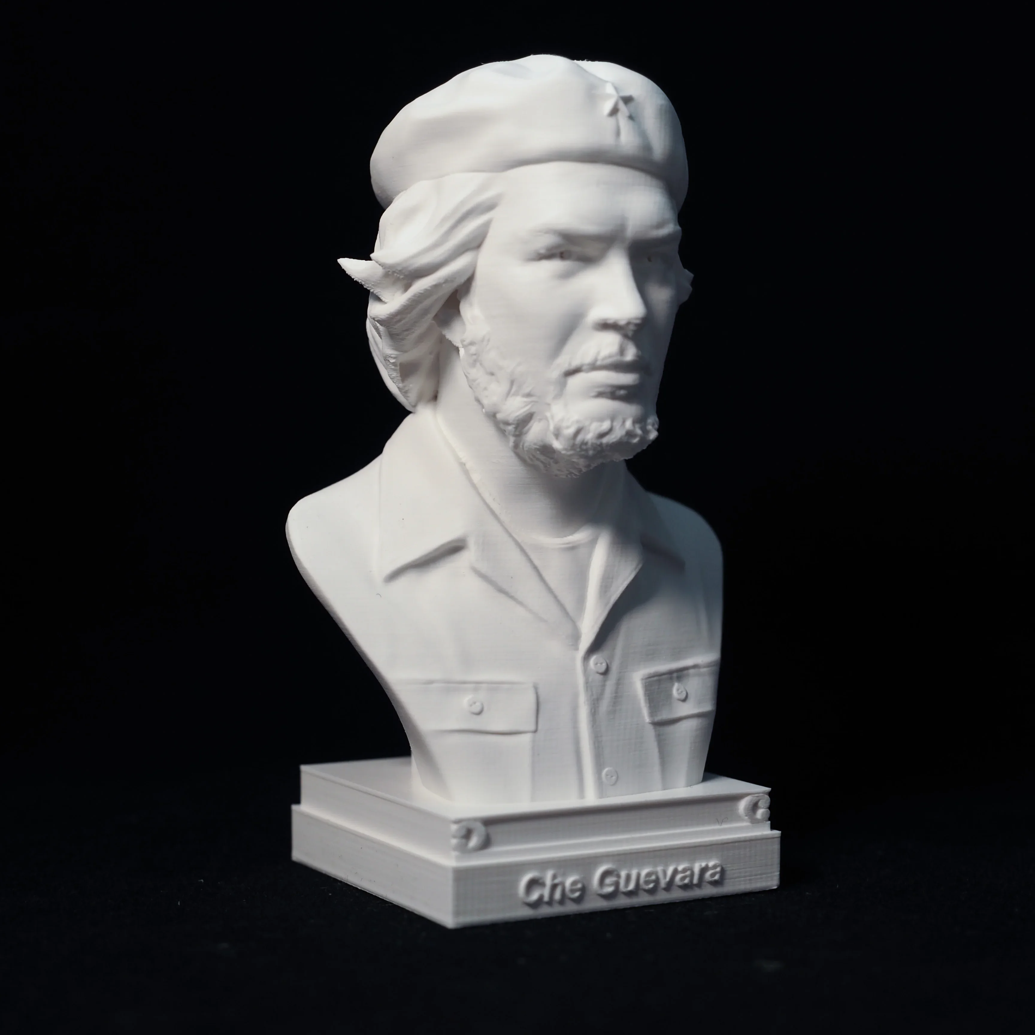Che Guevara ornaments statue model ornaments bust crafts great man portrait desk desk, 3D printing PLA plastic materia