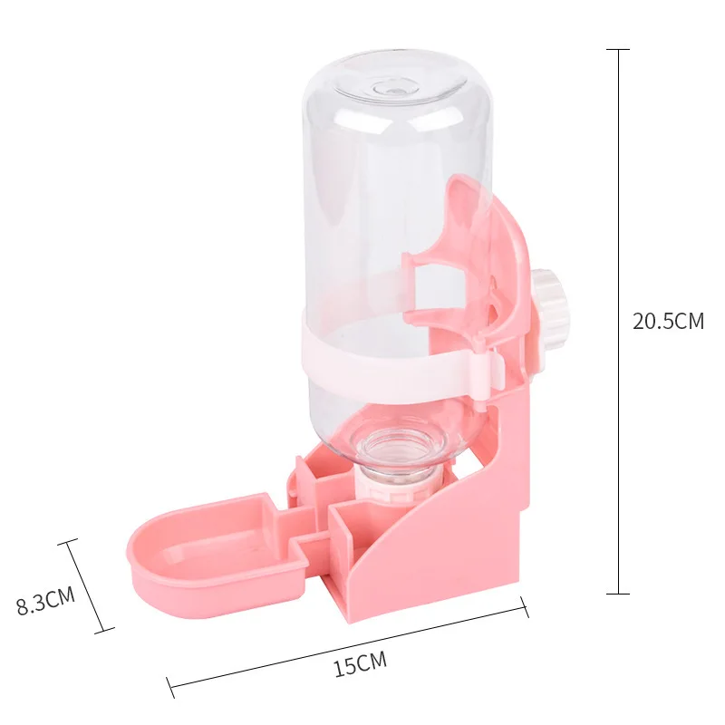 Small Animals Pet Drinker Cage Hanging Water Dispenser For Pigeon Parrots Birds Rabbit Cat Small Pets Water Feeder Bowl