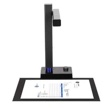 Ultra Portable 8MP Book Scanner Flatten Curve Technology Capture Max A4 Document Fast Scan for Office Library School