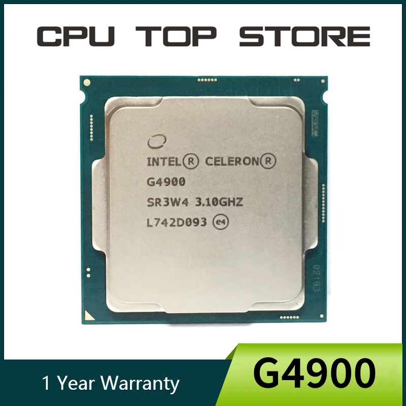 Processador Intel Celeron G4900 3,1 GHz Dual-Core Dual-Thread LGA 1151 CPU