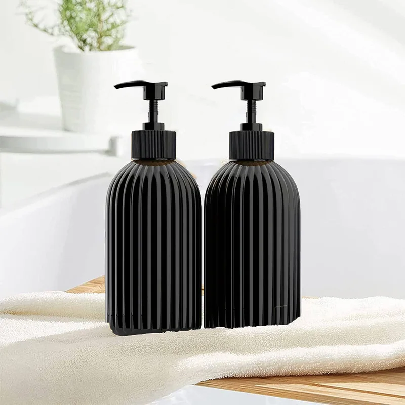 1/2PCS 500ml Strip Soap Dispenser Refillable Shampoo Bottle Conditioner Liquid Lotion Body Wash Container For Bathroom Kitchen