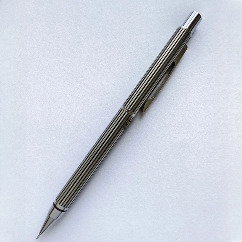 1980 Old Collection Stationery Japan OHTO SP-30 Automatic Pencil Full Metal Click Core 0.5mm Silver Student Propelling Pencil