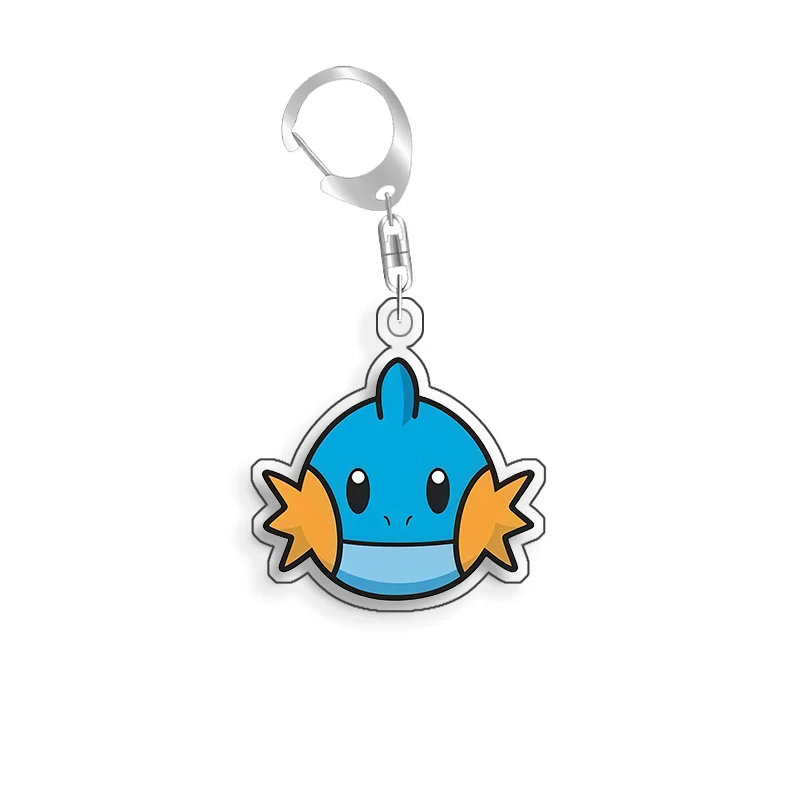 For Pokemon Elf Qikchu Pikachu Raichu Charmander original Acrylic selfmade cute Cartoon Anime Keychain Pendant Toy gift 5cm