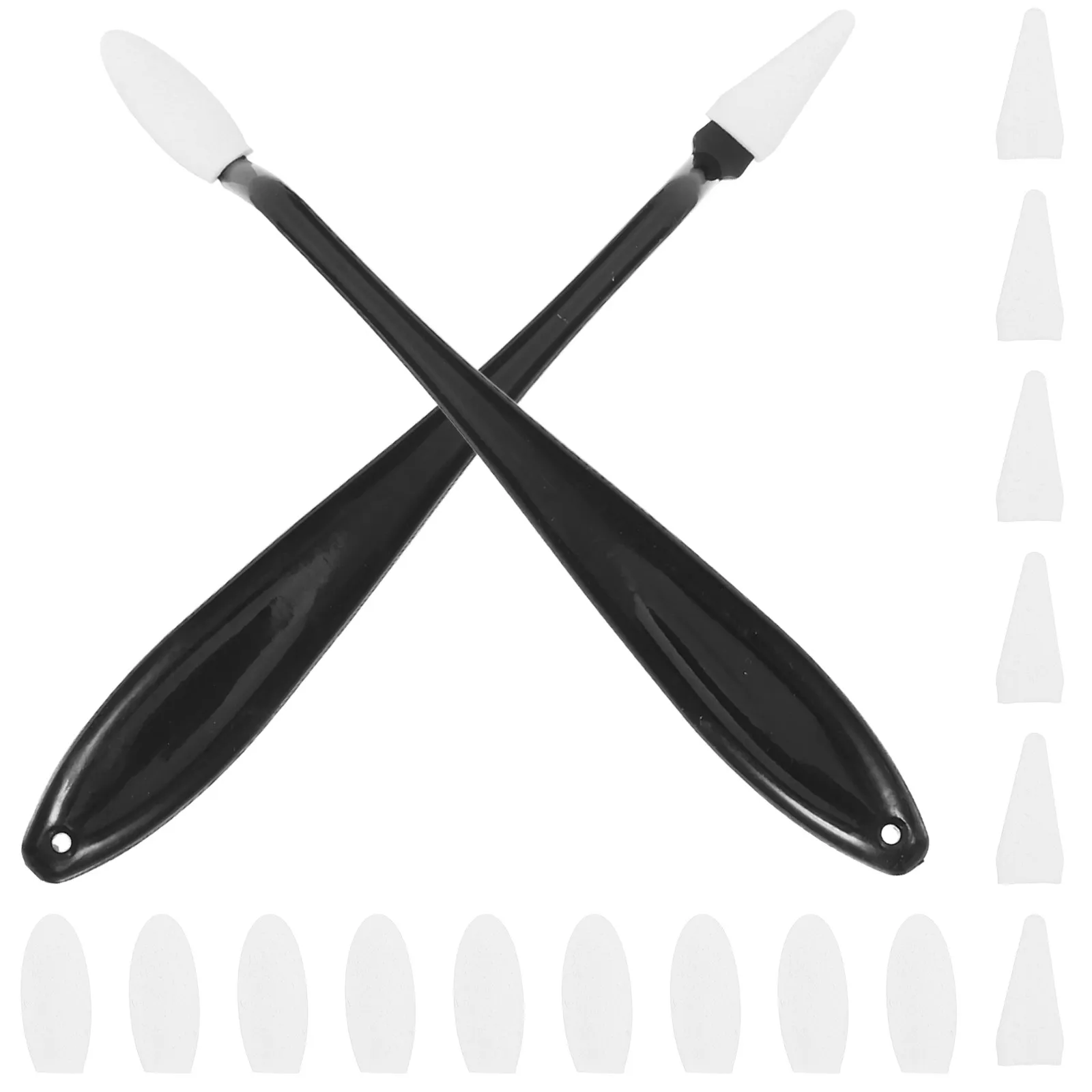 2Set Artist Blending Sponge Pen Sketch Eraser Wiper for Fine Detail Erasing Highlighting Smudging Drawing Art Blenders Sketching